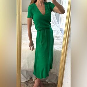 NWT Wayf Emerald Green Midi Dress
